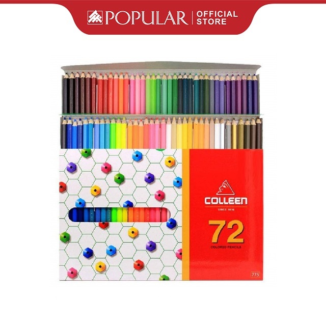 COLLEEN 775 Colored Pencils 72 Colours Shopee Malaysia