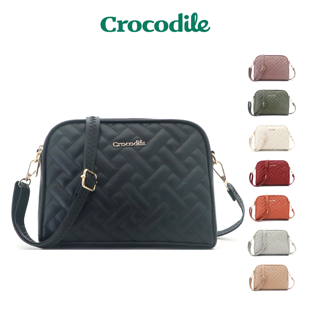 Crocodile Women Sling Bag RHMM 33401 Bag Tangan Wanita Shopee Malaysia