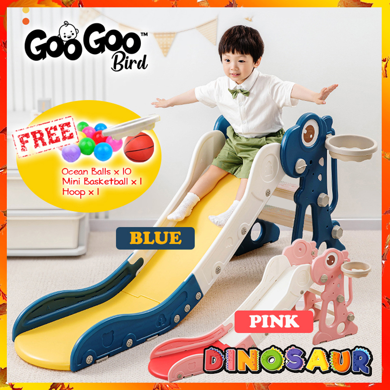 GOOGOO BIRD BOOLOOBIEW Foldable Slide Playground Indoor High Fence DIY ...