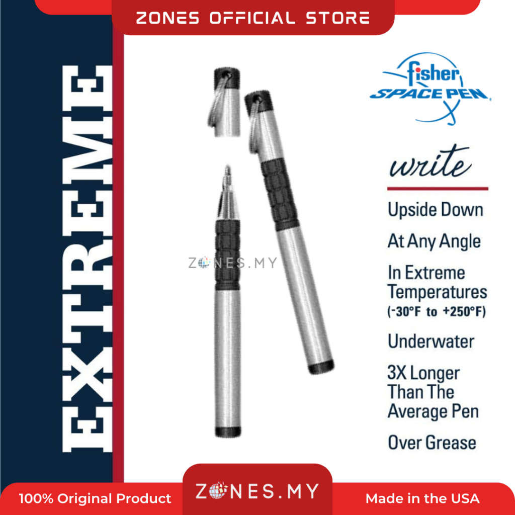 🥇 🇺🇸 USA Fisher Space Pen Trekker Matte Stainless Steel Gift Boxed