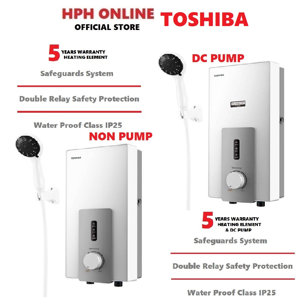 Toshiba Water Heater (Non-Pump / DC Pump ) DSK38S5MW DSK38S3MW | Shopee  Malaysia