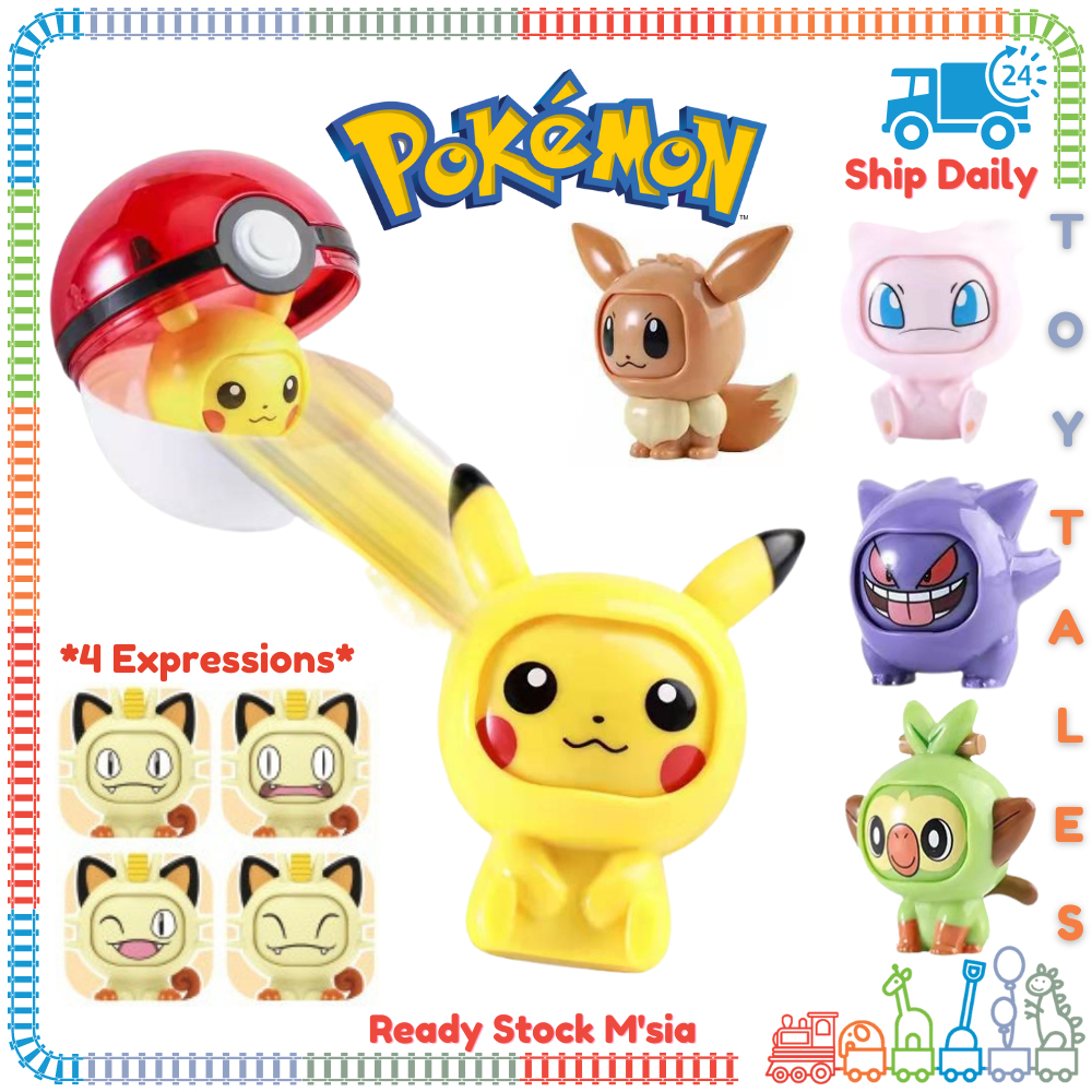 ToyTales 🍭 POKEMON Toy 🍭 Pokemon Figure Pokeball Mainan Pokemon Bola ...