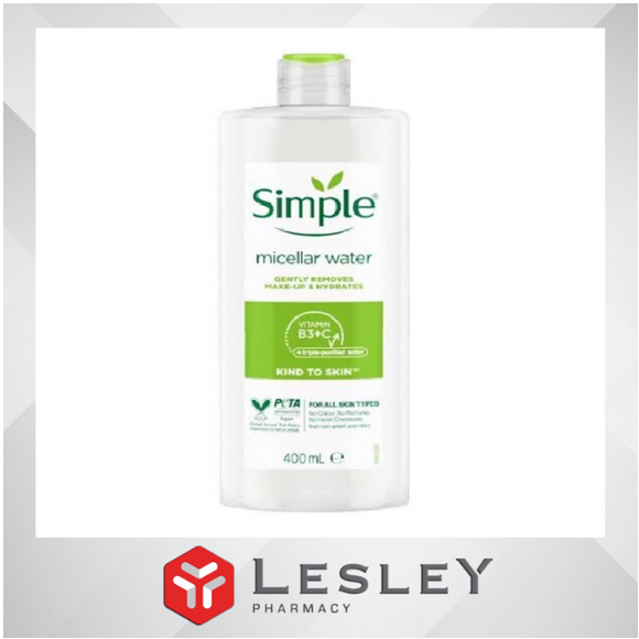 Simple micellar shop cleanser