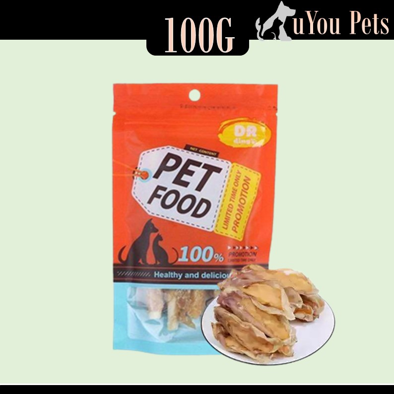 PET FOOD Rabbit Ear 100G ( Pet Treat / Cat Treat / Dog Treat / Pet