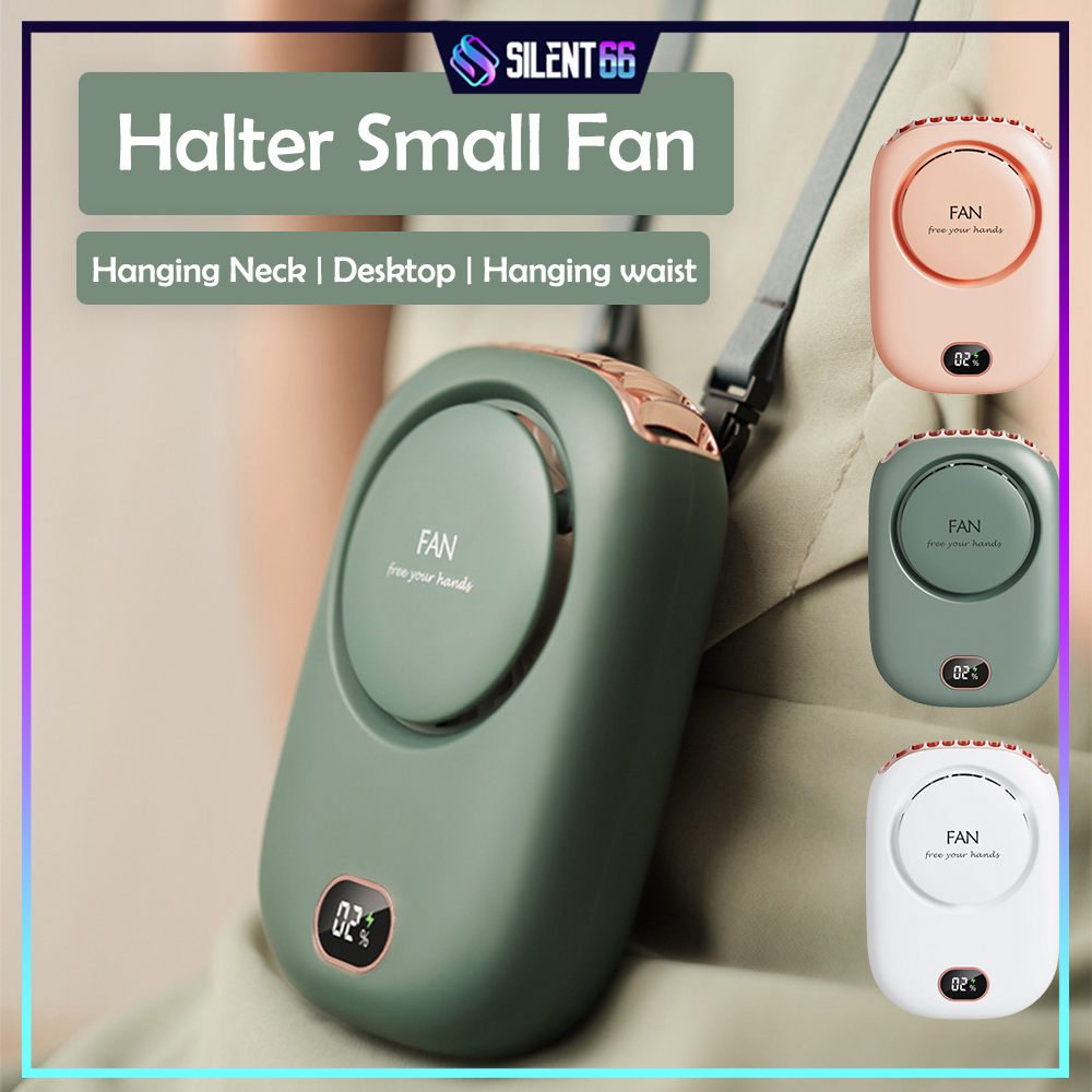 READY STOCK Mini USB Portable Fan Bladeless Kipas with LED Display