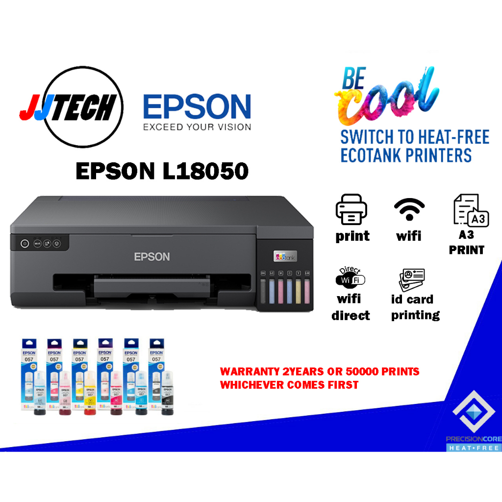 Epson L8050 A4 L18050 A3 Printer 6 Colour Photo Replacement For L805 L1800 Shopee Malaysia 6110