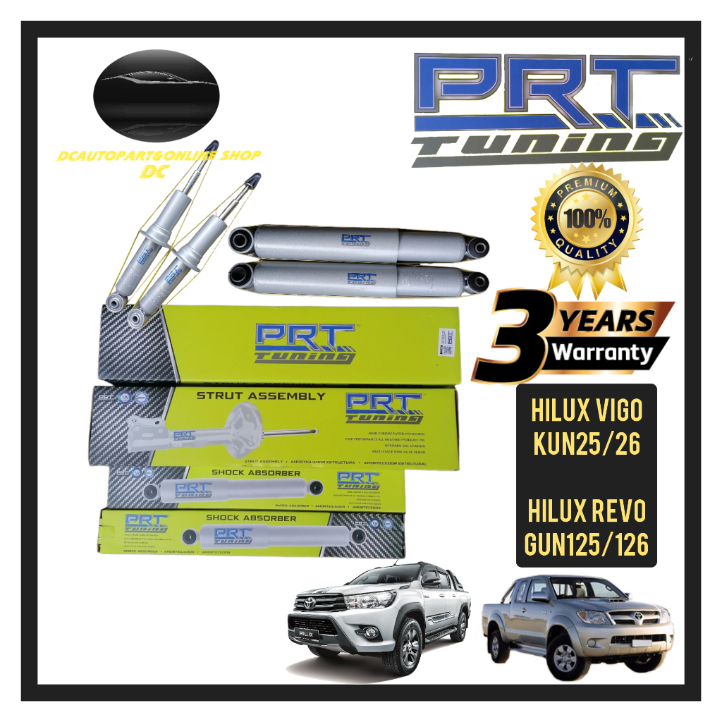 (WARRANTY 3YEAR) PRT TUNING HEAVY DUTY TOYOTA HILUX VIGO KUN25 KUN26 ...