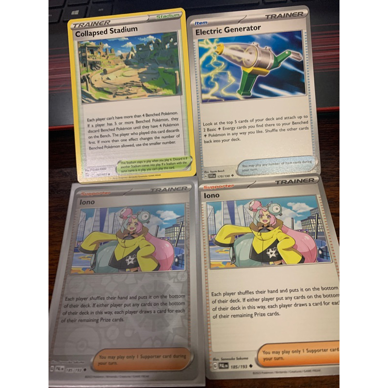 Pokemon Tcg Playable trainer Collapsed stadium Electric generator
