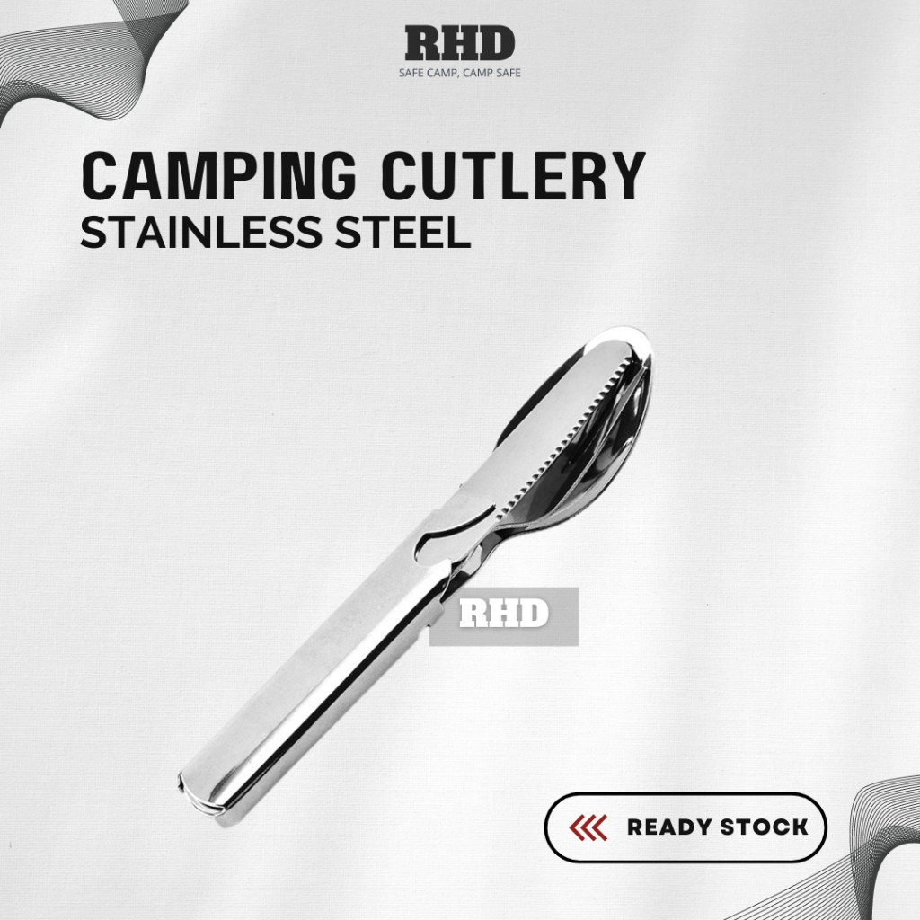 Compact Spoon Set Sudu Camping Cutlery Outdoor Tableware Cooking Hiking