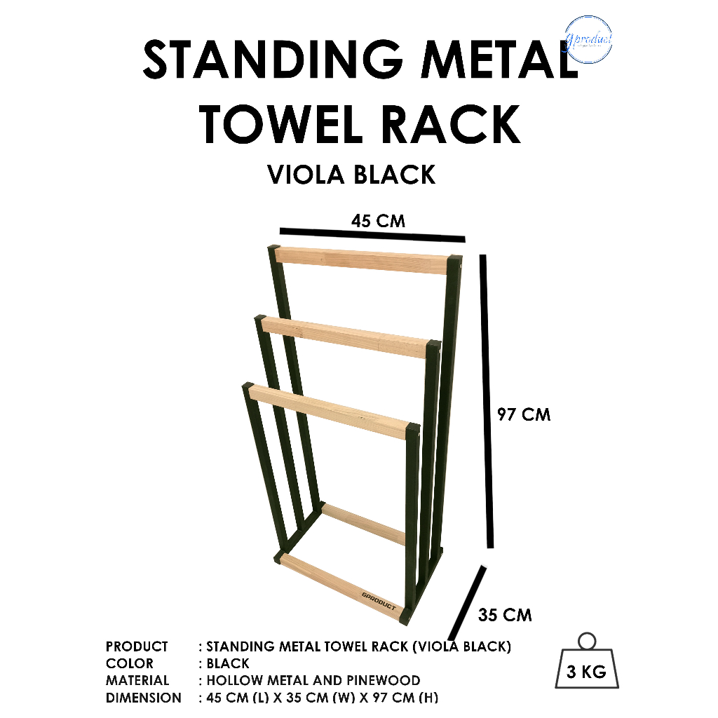 Penyangkut tuala | Standing Hanger complete collection, wood, metal ...