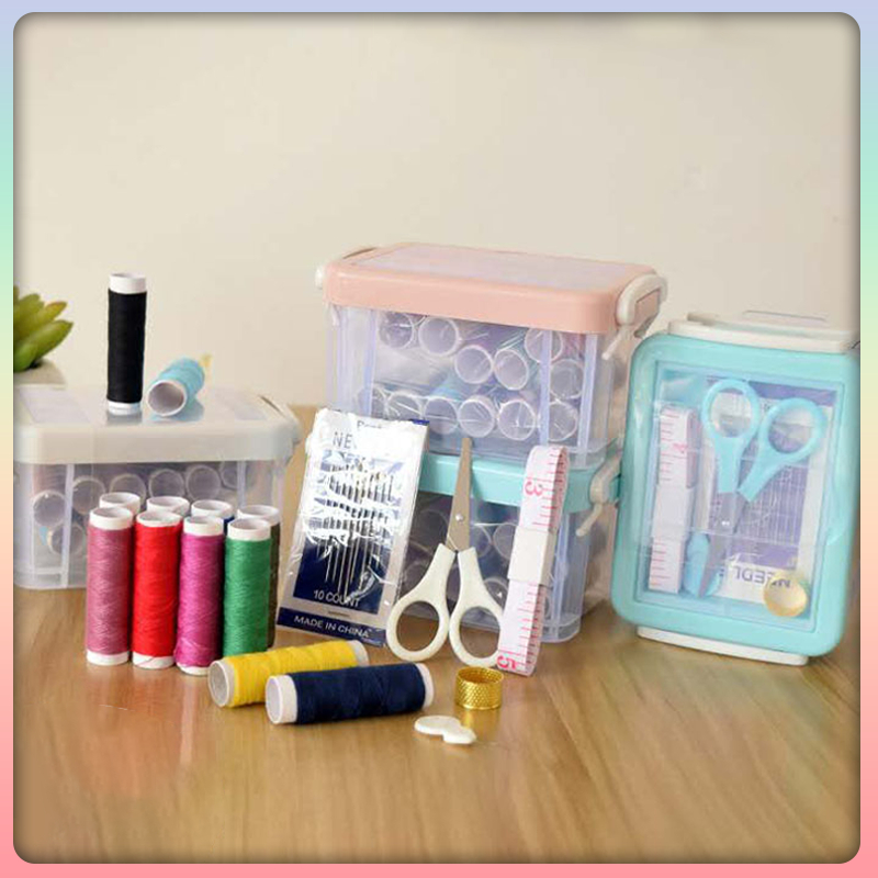 [Ready Stock] Multi Function Portable Sewing Kit Thread Tool Complete ...