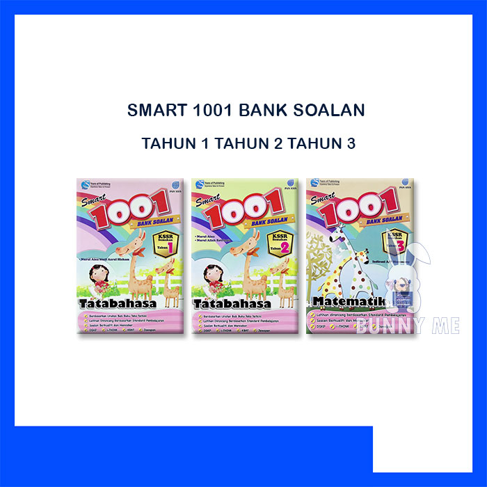 [BUNNY] 2023 BUKU LATIHAN : SMART 1001 BANK SOALAN TAHUN 1 TAHUN 2 ...