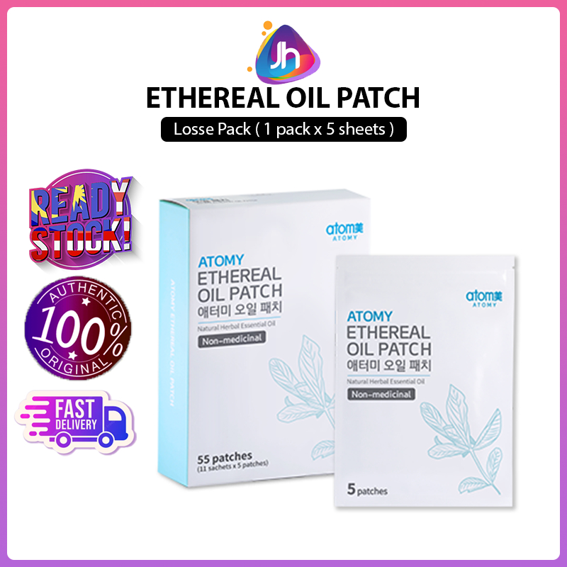 [Ready Stock] 1 Pack (5 Sheets) Atomy Ethereal Oil Patch 艾多美精油贴布