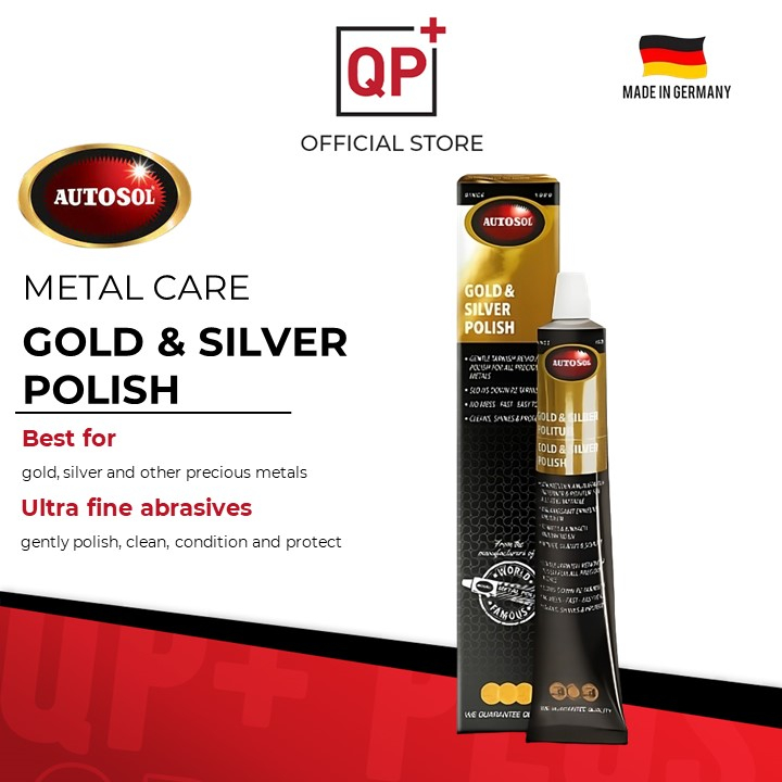 AUTOSOL GOLD & SILVER POLISH 75ML PRECIOUS METAL POLISH GOLD POLISH