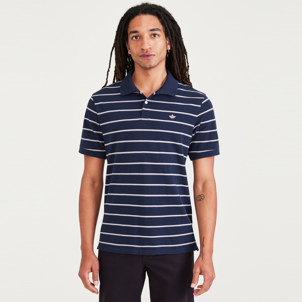 Dockers® Men's Rib Collar Slim Fit Polo Shirt A1159-0062 | Shopee Malaysia