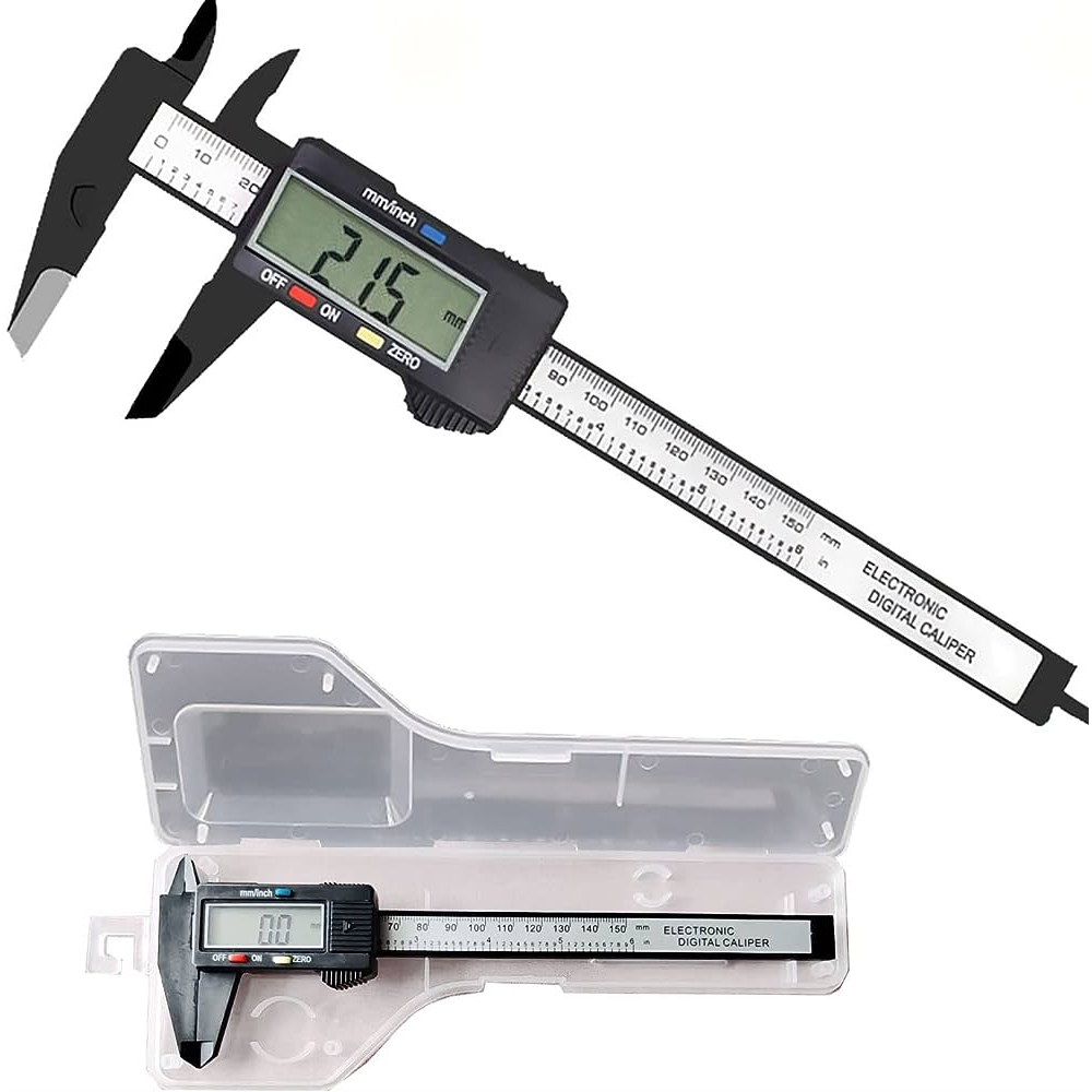 MKR Electronic Digital Vernier Caliper 0150mm Ruler Stainless Steel/Plastic Measurement Tools