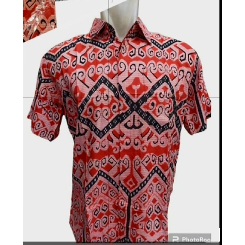 corak borneo kemeja lelaki batik | Shopee Malaysia