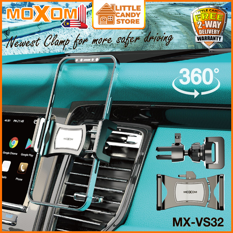 MOXOM Air Vent Car Mount Phone Holder 360°Rotations Stable Anti Slip