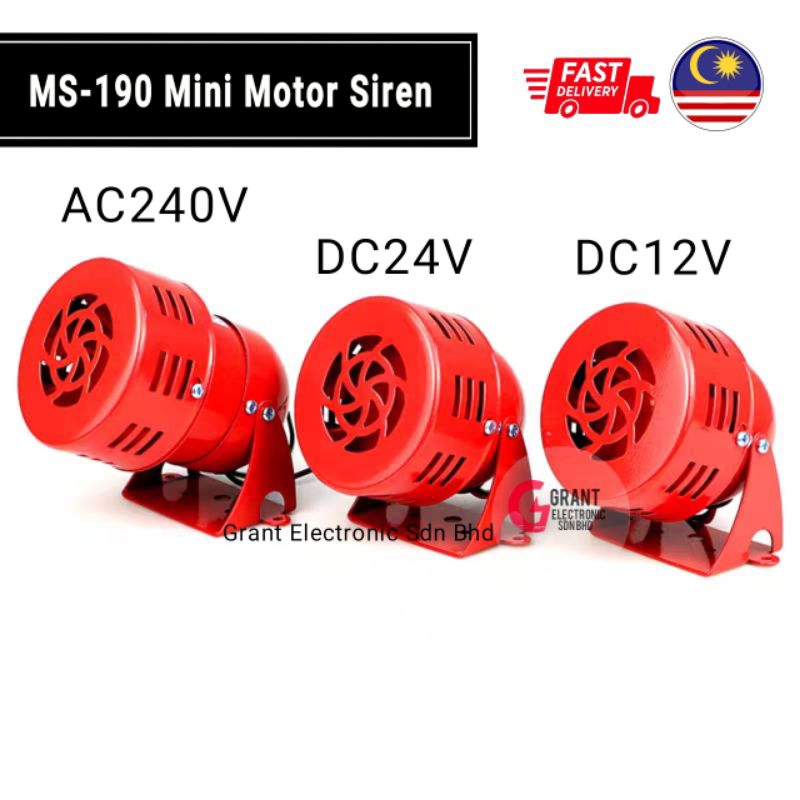 MS-190 Mini Motor Siren 3