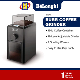 Delonghi stainless steel shop burr coffee grinder