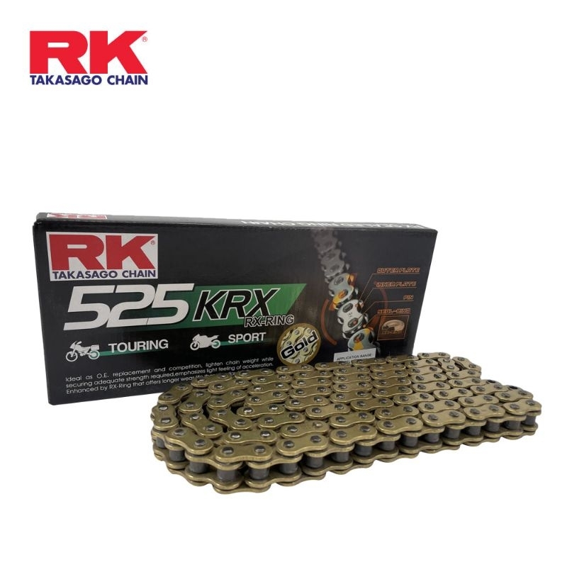 RK KRX X-Ring 525-120L Chain Gold | Shopee Malaysia