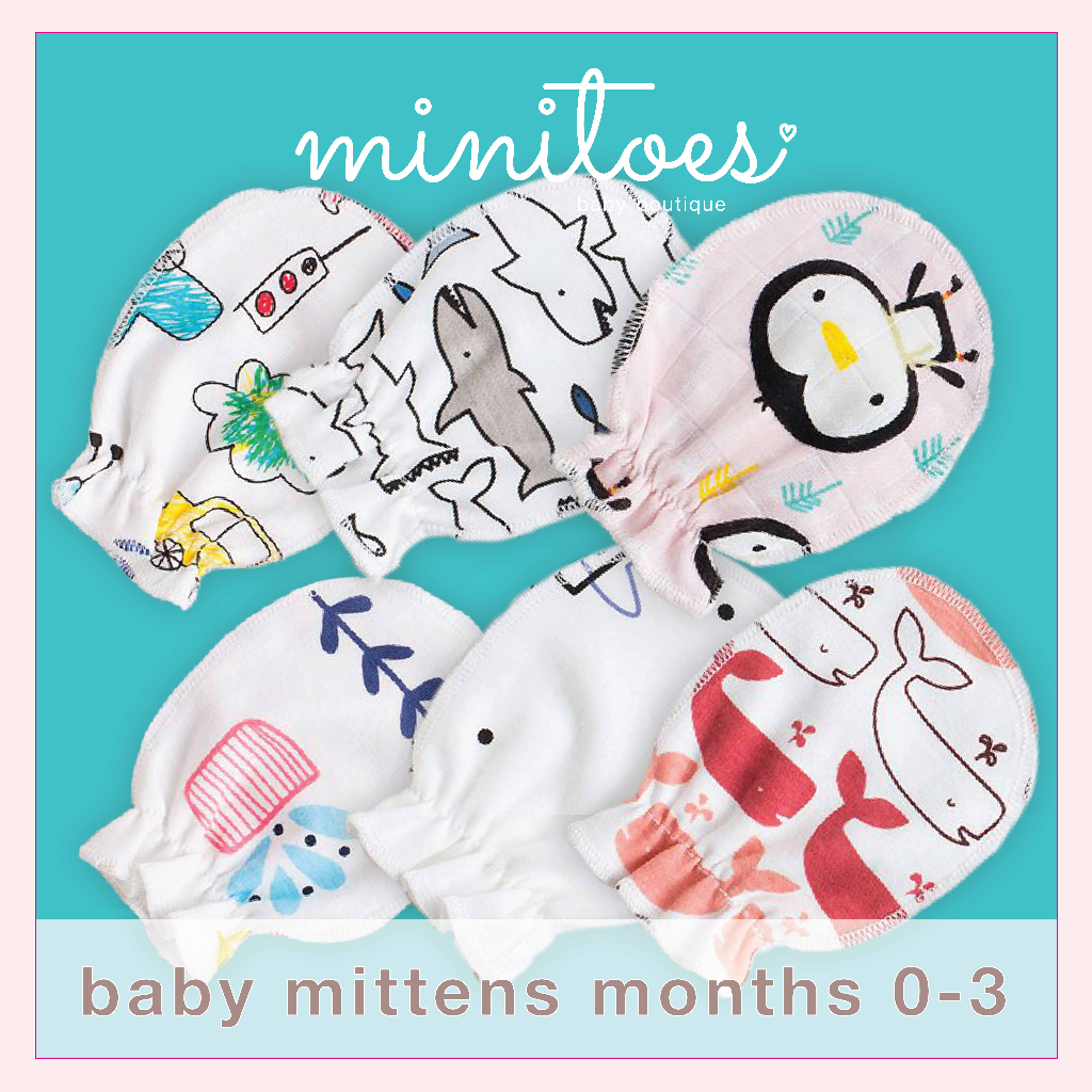 MINITOES Baby Mittens Little Baby Infant Kids Boy Girl Newborn Baby