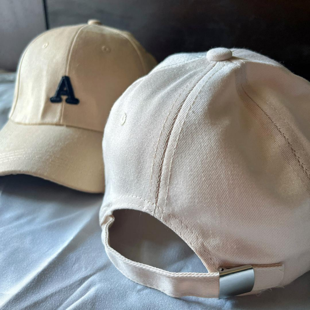 Topi Korean Tulisan A Adjustable Baseball Cap A Letters Hip Hop Cap A