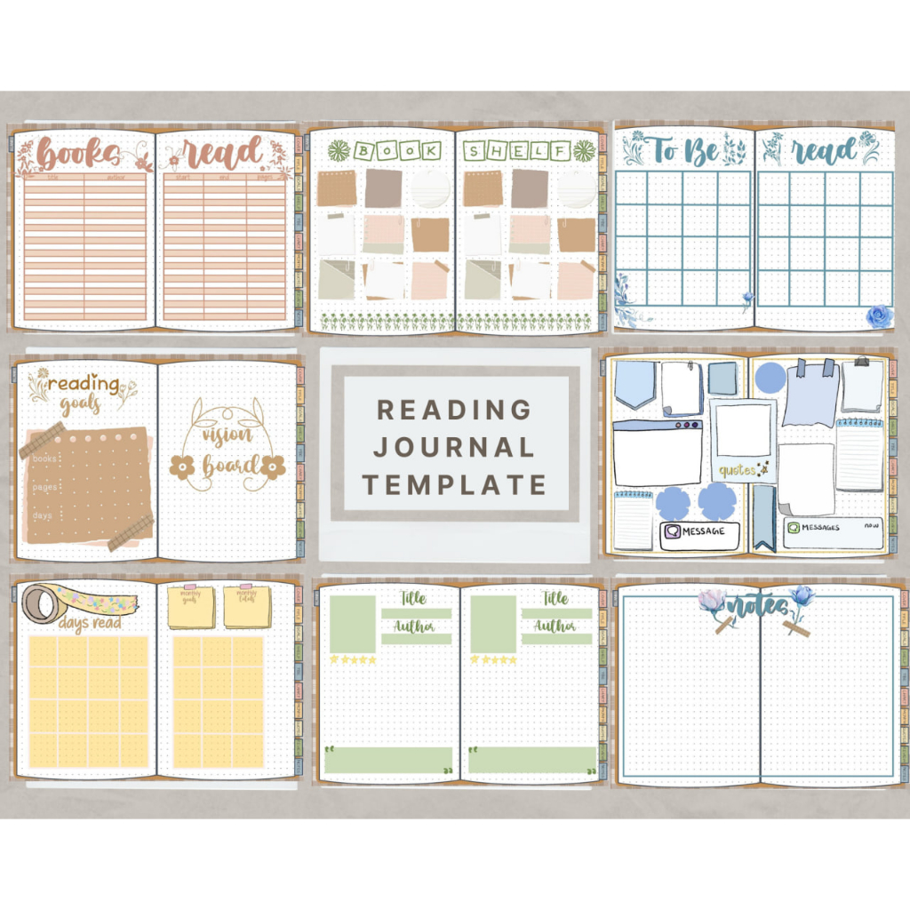 Hyperlink Reading Journal Template by glacier.my | Shopee Malaysia