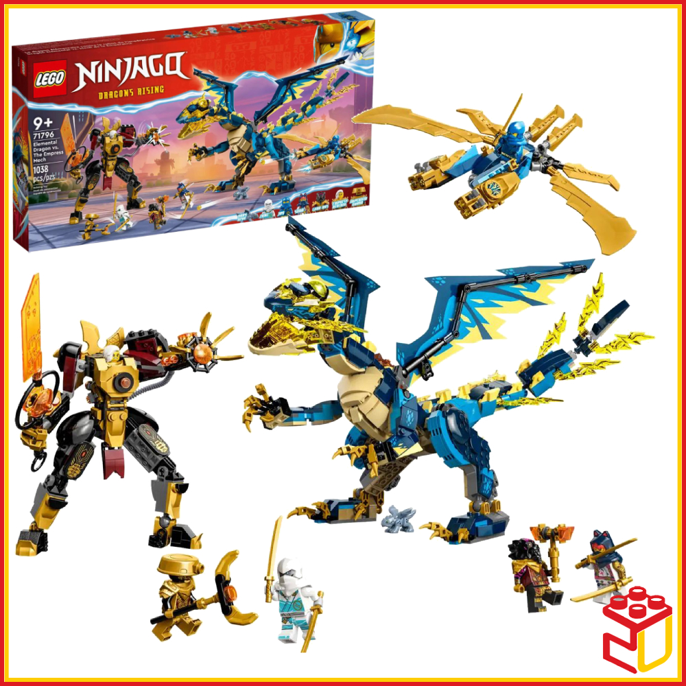 (Ready Stock) 71796 LEGO Ninjago Elemental Dragon vs. The Empress Mech ...