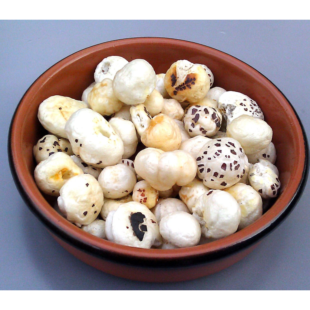 phool/sweet makhana roasted popped lotus seed prickly waterlily water ...