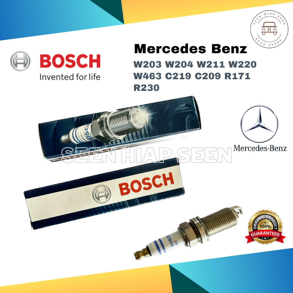 Bosch FR6MPP332 Spark Plug 0242240619 for Mercedes Benz W203 W204 W211