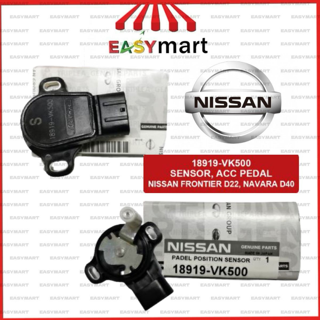 Sensor Acc Pedal Padel Nissan Frontier D22 Navara D40 18919VK500