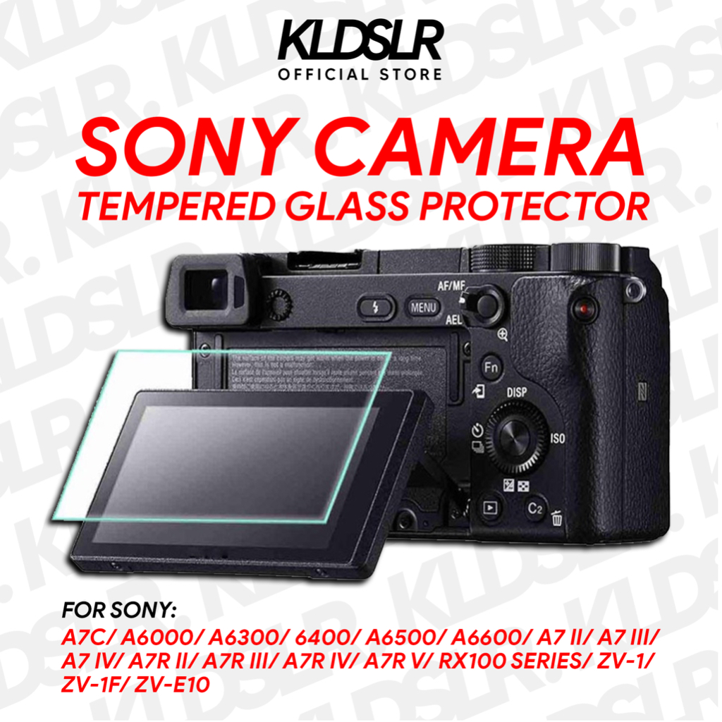 Sony Camera Clear Hd Tempered Glass Screen Protector For A6400 A6300