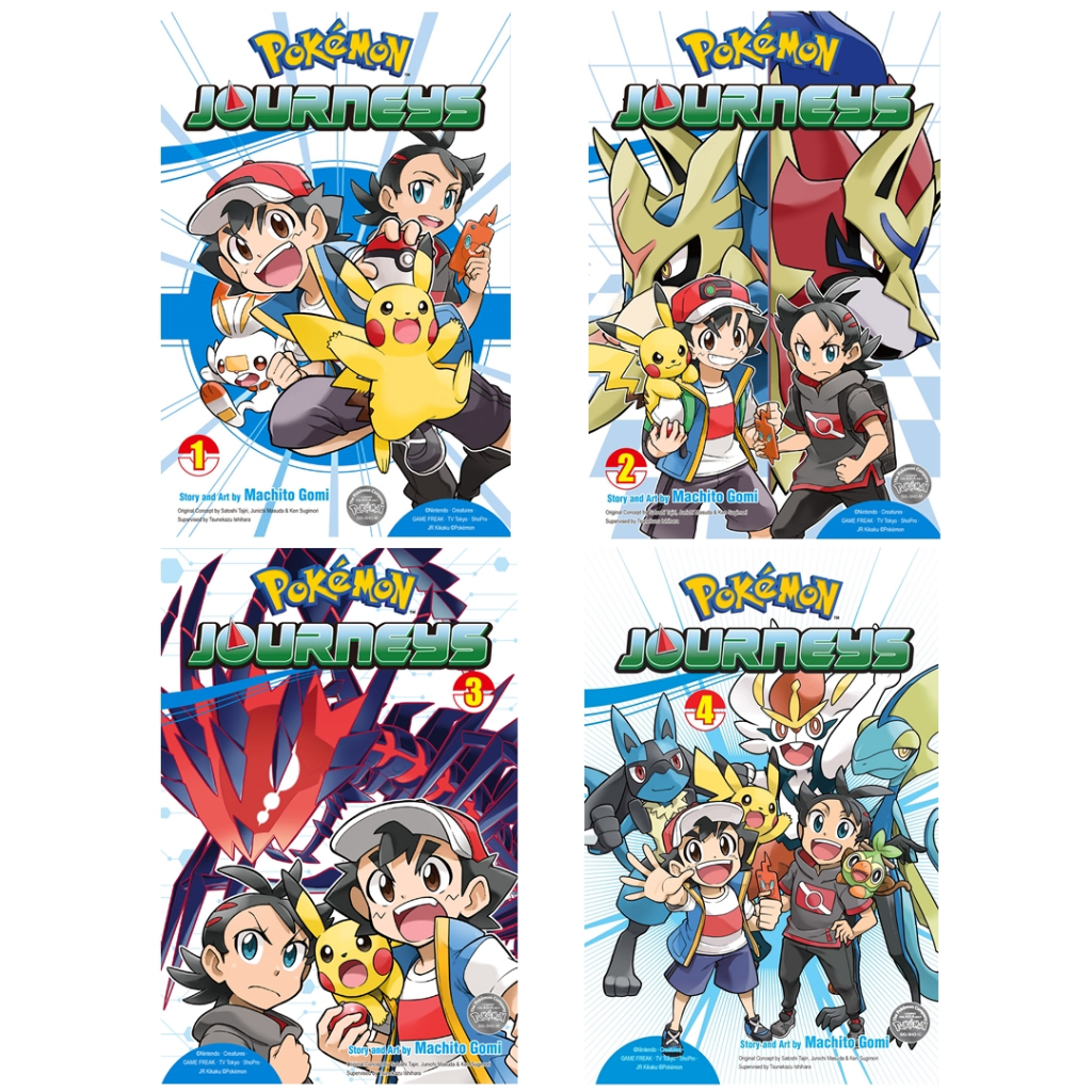 [Original] Pokemon Journeys Comics Manga Volume 1 - 4 By Machito Gomi ...