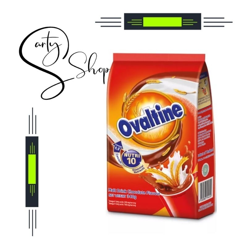 Ovaltine Malt Drink Chocolate Flavour 340g Shopee Malaysia