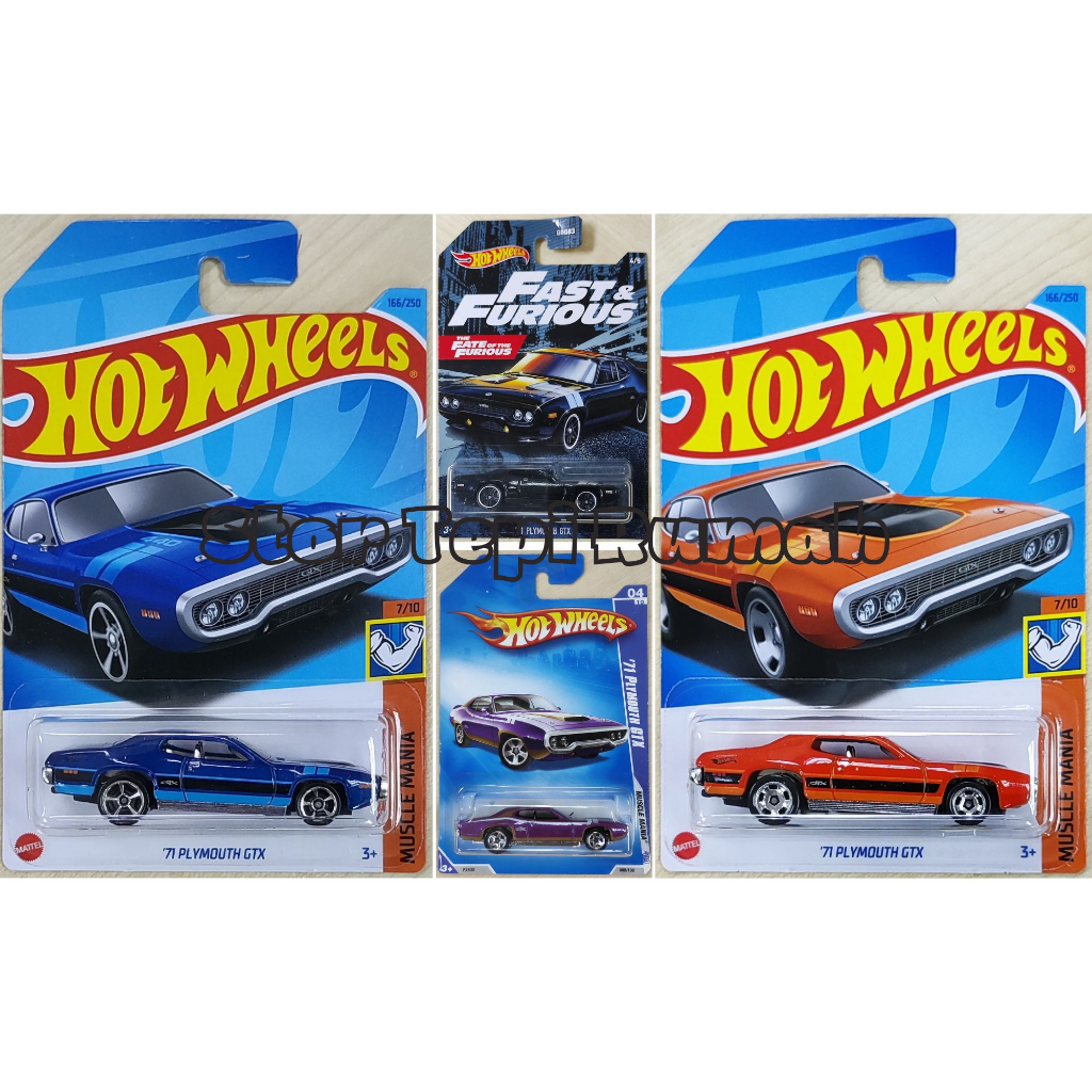 Hot Wheels 71 Plymouth GTX [HW 1971 Muscle Mania Fast & Furious ...