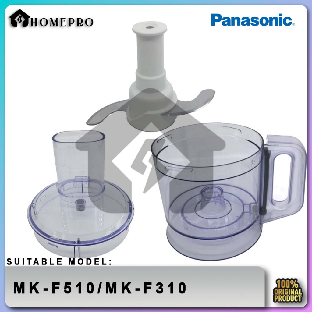 Panasonic Food Processor MKF510/MKF310 Bowl/Cover/Blade/Slicing blade