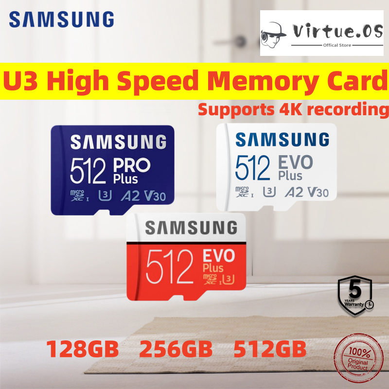 Memory card Samsung microSD U3 128GB 