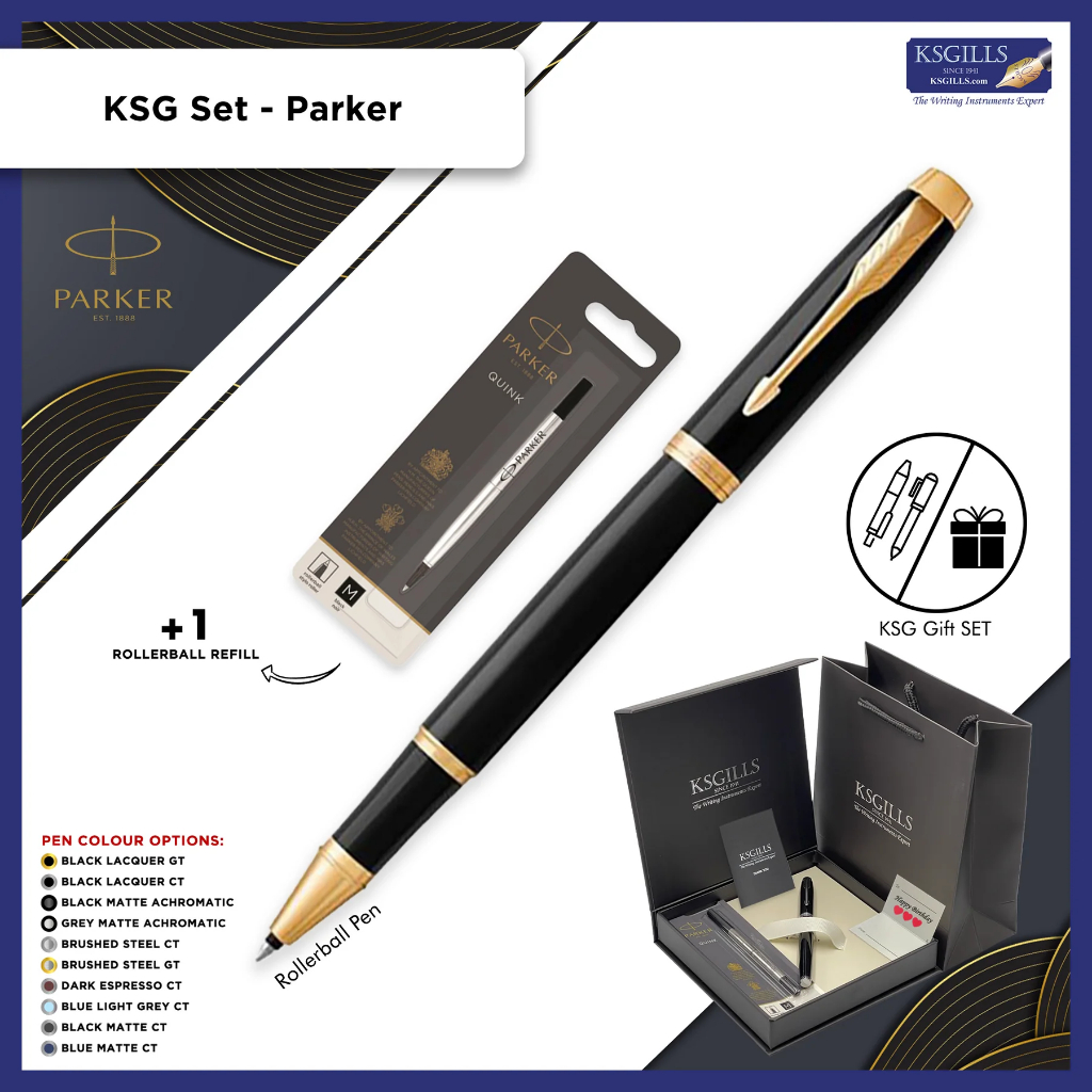 KSG set (GIFT set) Single Pen SET Parker IM Rollerball Pen [Various