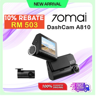 70mai A810 4K Dash Cam Built GPS 150FOV,ADAS,AI Motion Detection DVR Car  Camera