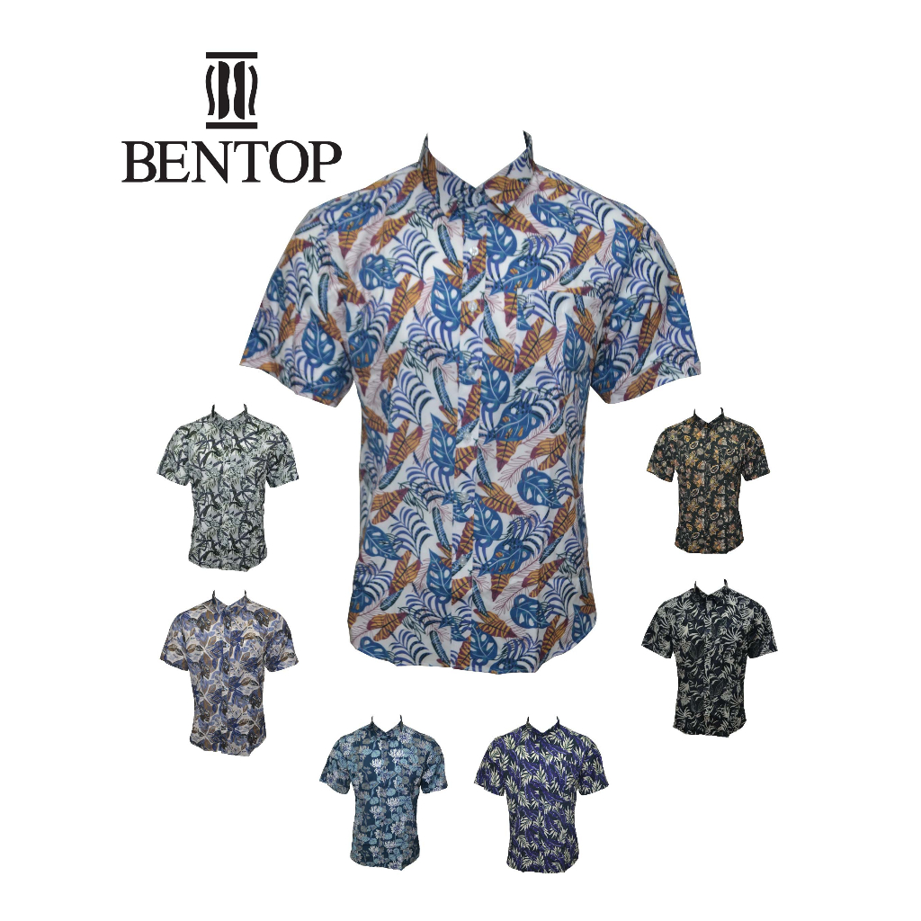 BENTOP Batik Short Sleeve Premium Series 2 | Shopee Malaysia