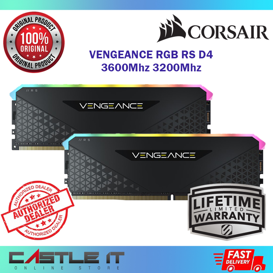 Corsair VENGEANCE RGB RS D4 8GB 16GB 32GB (2x8GB) (2x16GB) DDR4