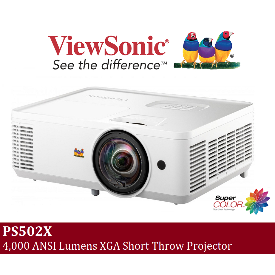 Viewsonic PS502X 4,000 Ansi Lumens XGA (1024 x 768) Short Throw