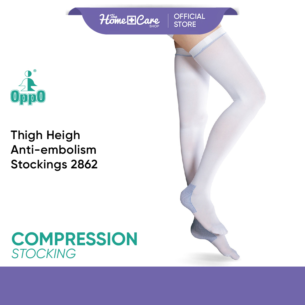 OPPO Thigh High AntiEmbolism Stockings 2862 Medical Closed Toe