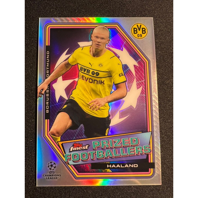 2021 22 Topps Finest Uefa Champions League Prized Footballers Erling