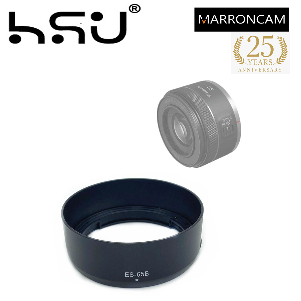 HSU ES65B Lens Hood (FOR CANON RF 50MM F1.8 STM) Shopee Malaysia