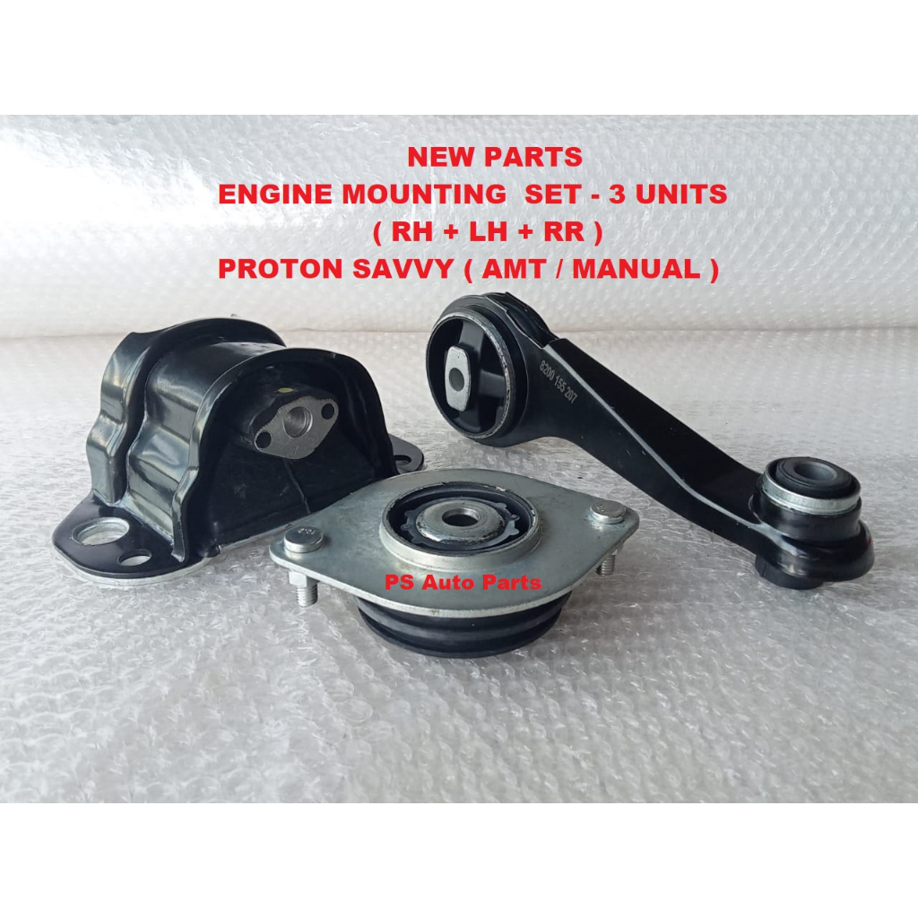 Proton Savvy Engine Mounting Set ( RH,LH & RR ) 3 Units Insulator ...