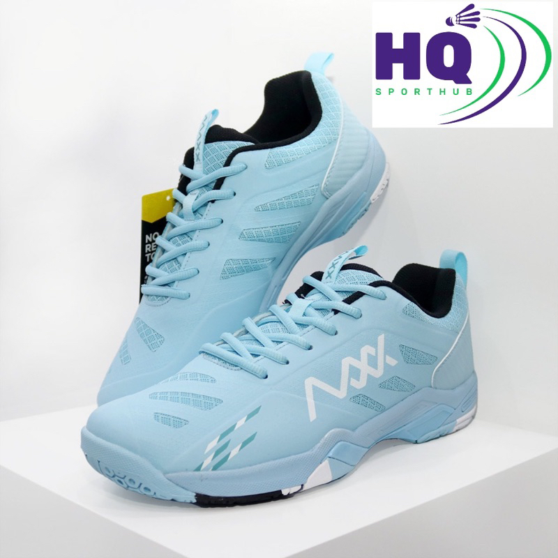 MAXX SPORT BADMINTON SHOE MAXX X CUSHION PRO BLUE 100 AUTHENTIC Shopee Malaysia