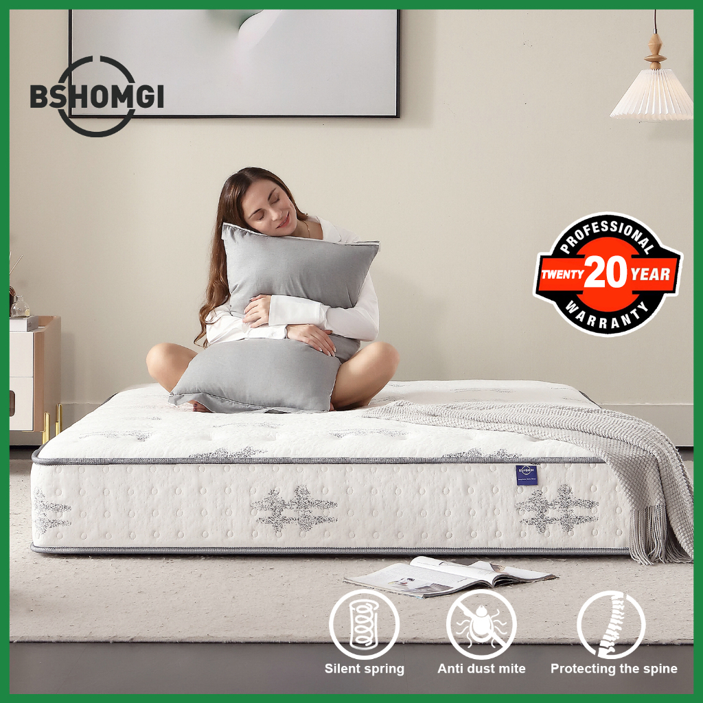 【Ready Stock】 Bed Mattress Suitable for all seasons Chiropractic Anti Bacteria 360º Air