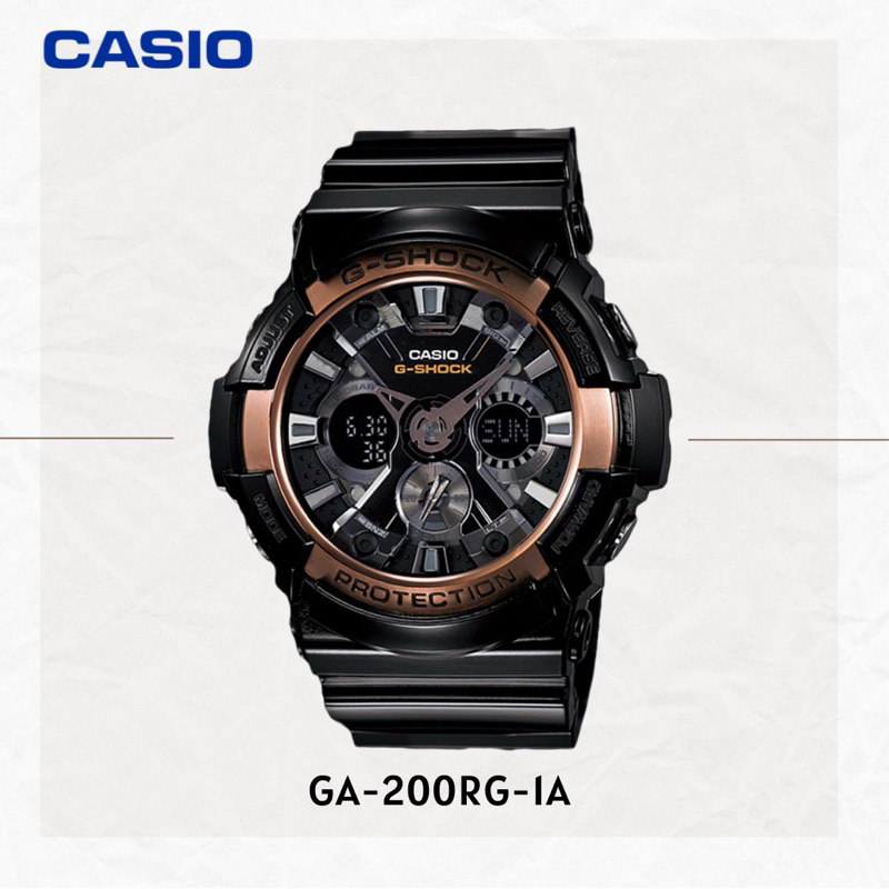 G shock hot sale ga200rg manual